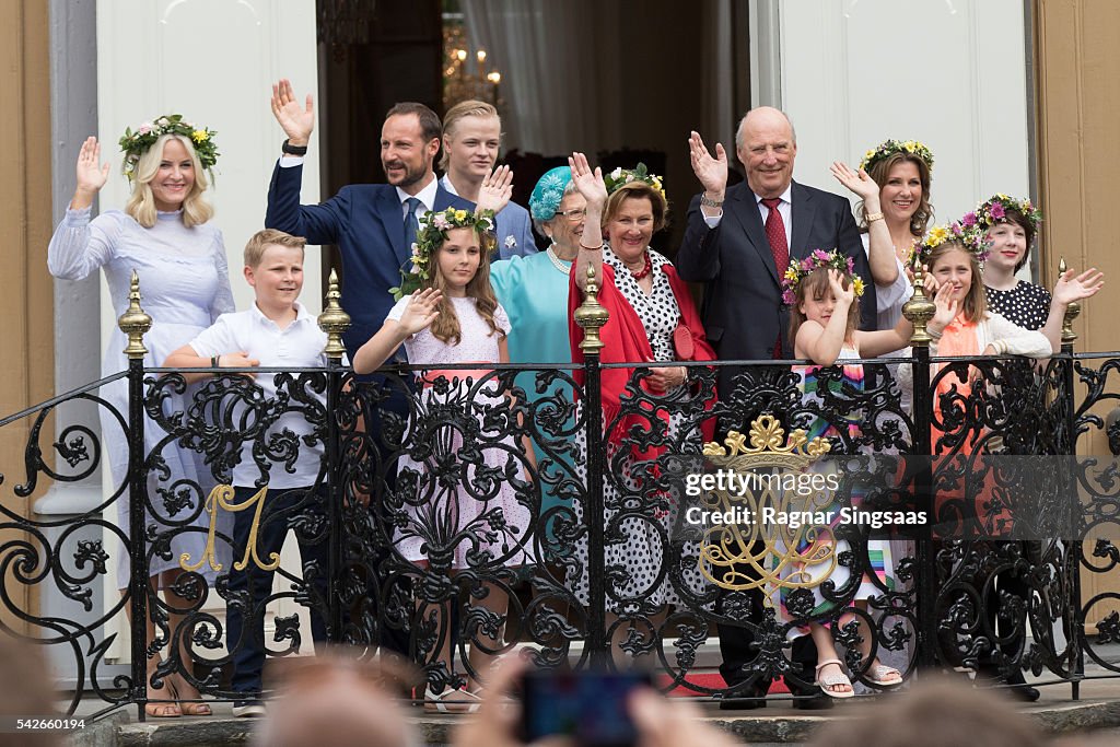 Norwegian Royal Silver Jubilee Tour - Visit to Trondheim