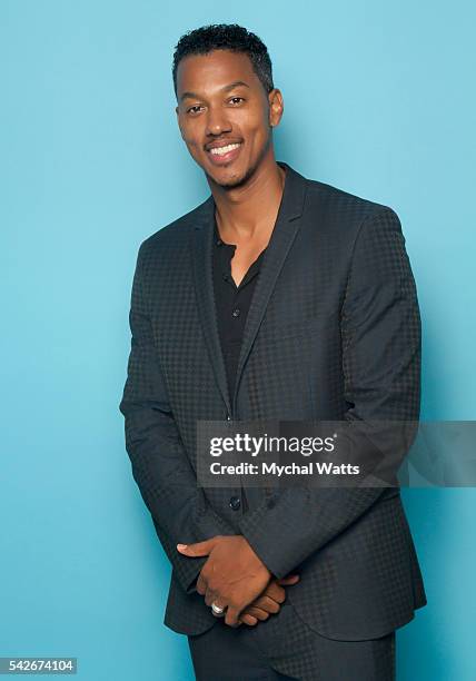 Actor Wesley Jonathan poses for a portrait at the American Black Film Festival on June 19, 2016 at the Ritz Carlton in Miami, Florida.