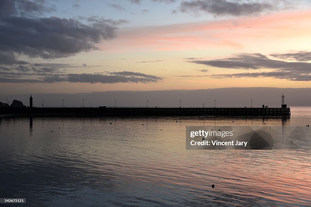Sunrise lover Britanny seascape