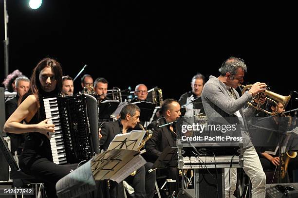 In OJP-Orchestra Jazz Parthenopea, Pino Jodice and Giuliana Soscia with Special Guest Paolo Fresu in Pozzuoli Naples. Inaugurated the season of...