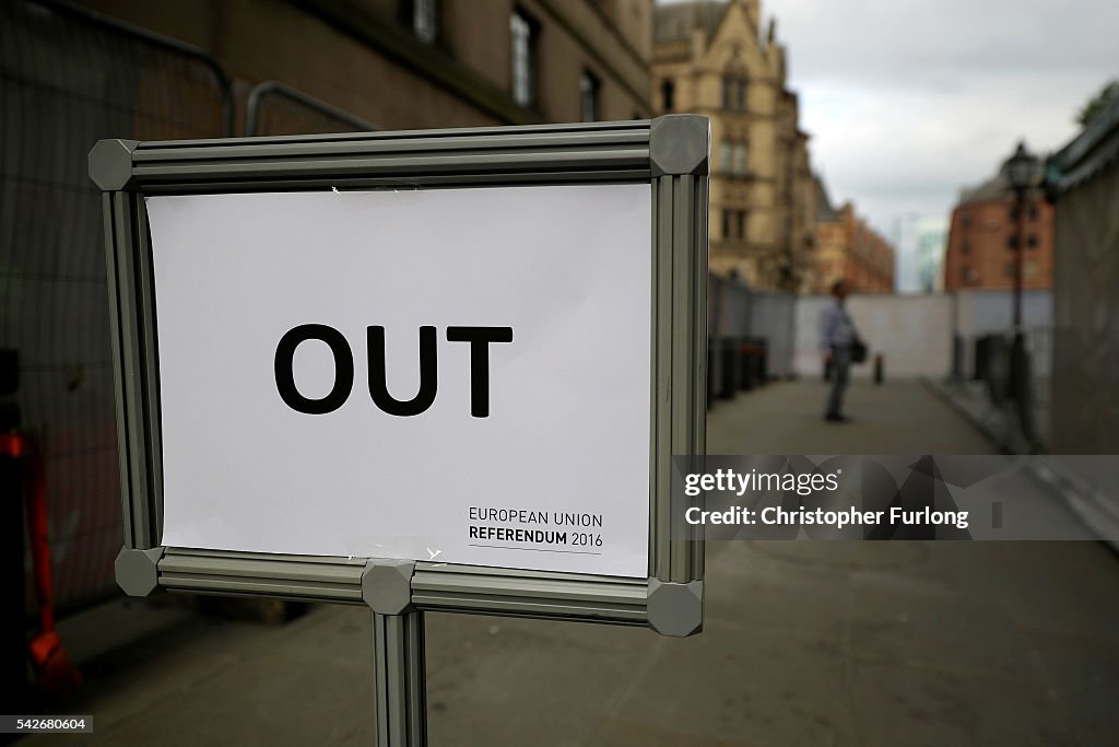 The Final Result Of The EU Referendum Is Declared