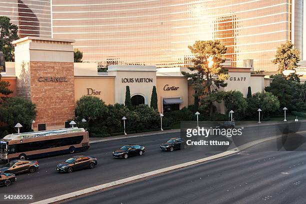 The Louis Vuitton, Chanel and Dior stores at the Wynn Hotel & Casino  News Photo - Getty Images