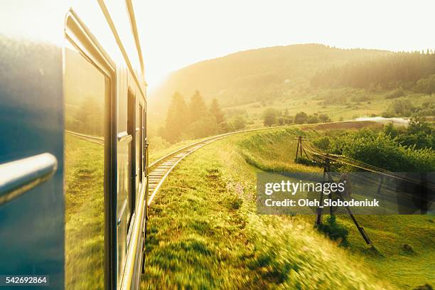 view from train - europe train stock pictures, royalty-free photos & images