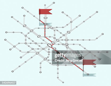 Metro Map High-Res Vector Graphic - Getty Images