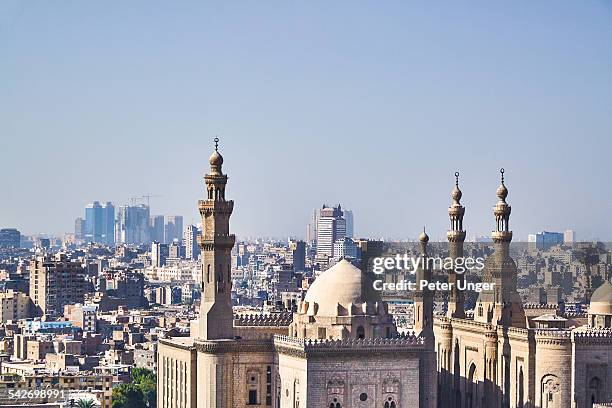 cairo city skyline - cairo skyline stock pictures, royalty-free photos & images