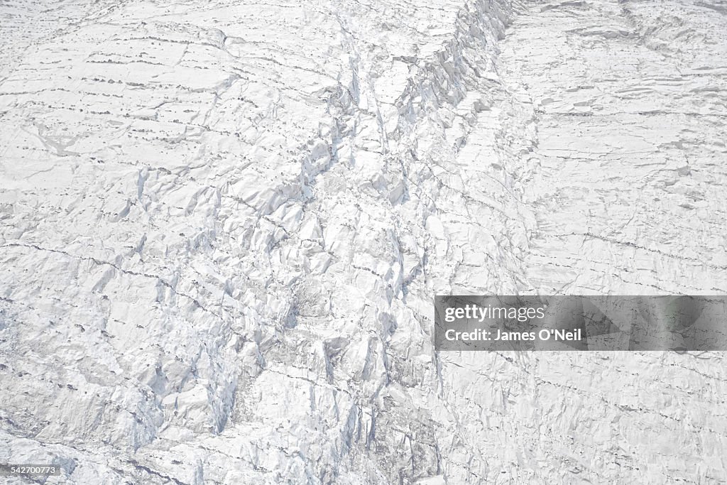 White chalk-cliff close-up