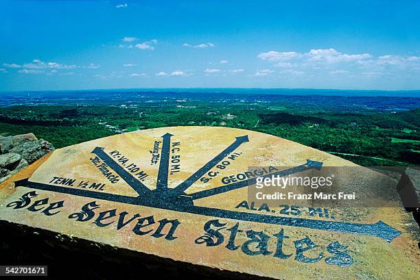 seven states lookout - chattanooga 個照片及圖片檔