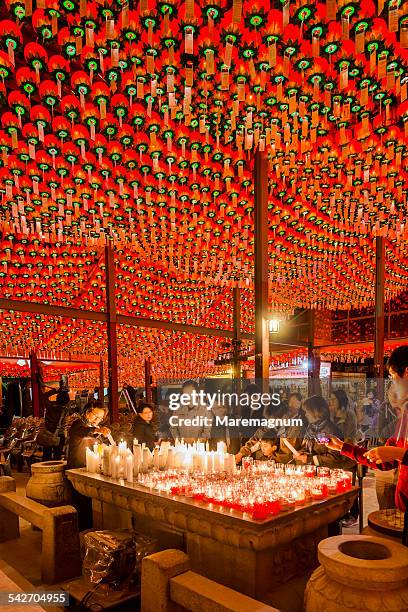 bongeunsa temple - gangnam seoul stock pictures, royalty-free photos & images