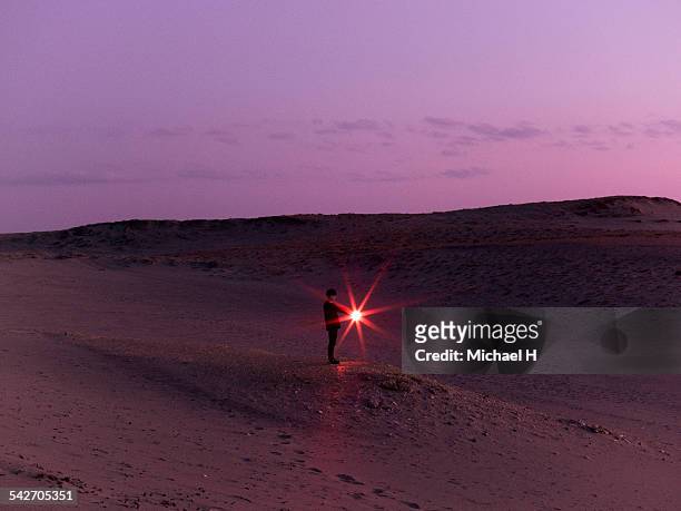 A light in the desert