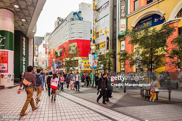 iidabashi, sunshine city street - ikebukuro stock pictures, royalty-free photos & images