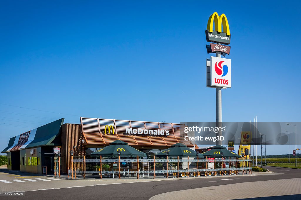 McDonald's Restaurant on the Highway S3, Poland