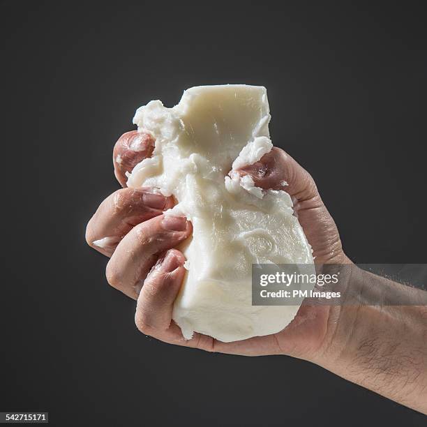 hand full of lard - lard stock pictures, royalty-free photos & images