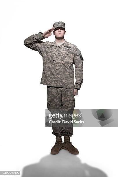 military veteran - salutieren stock-fotos und bilder