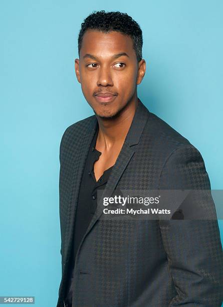 Actor Wesley Jonathan poses for a portrait at the American Black Film Festival on June 19, 2016 at the Ritz Carlton in Miami, Florida.