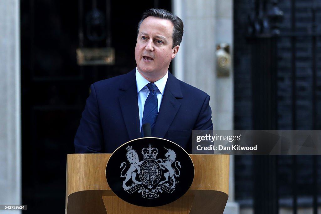 David Cameron Resigns After EU Referendum Result