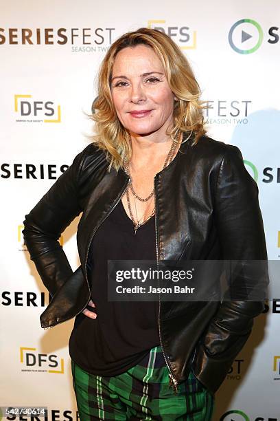 Kim Cattrall attends SeriesFest: Season Two at Sie FilmCenter on June 23, 2016 in Denver, Colorado.