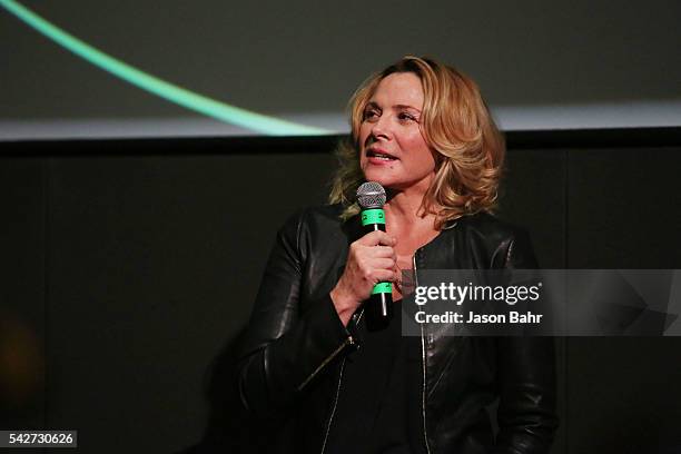 Kim Cattrall speaks at Sie FilmCenter during SeriesFest: Season Two on June 23, 2016 in Denver, Colorado.