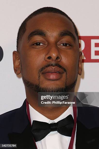 Producer Ousala 'Prestley Snipes' Aleem attends the 29th Annual ASCAP Rhythm and Soul Music Awards at the Beverly Wilshire Four Seasons Hotel on June...