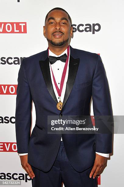 Producer Ousala 'Prestley Snipes' Aleem attends the 29th Annual ASCAP Rhythm and Soul Music Awards at the Beverly Wilshire Four Seasons Hotel on June...