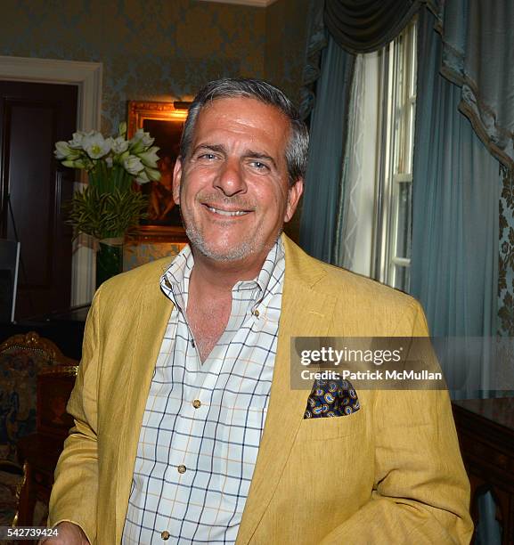 Greg D'Elia attends Jean and Martin Shafiroff's Cocktails & Conversation with President and CEO of Southampton Hospital Robert S. Chaloner to...