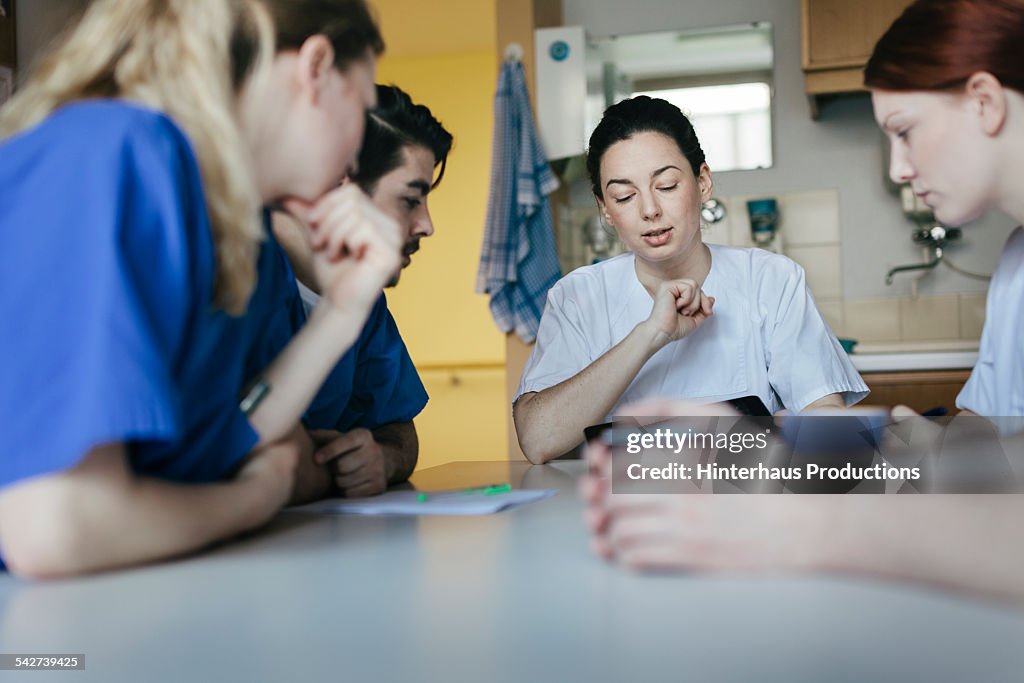 Doctors And Stuff Discussing In Break Room