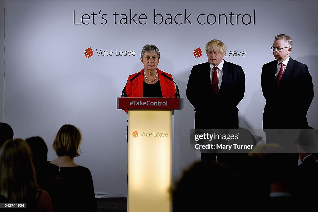 Boris Johnson And Michael Gove Address The Nation After EU Referendum Victory