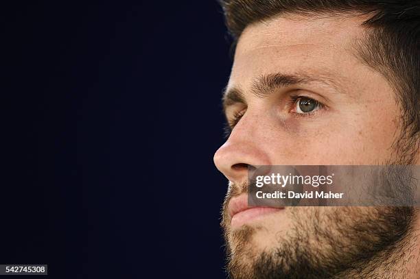 Paris , France - 24 June 2016; Shane Long of Republic of Ireland during a press conference in Versailles, Paris, France.