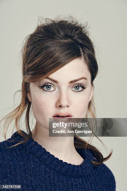Actor Holly Grainger is photographed for the Guardian on July 3, 2014 in London, England.