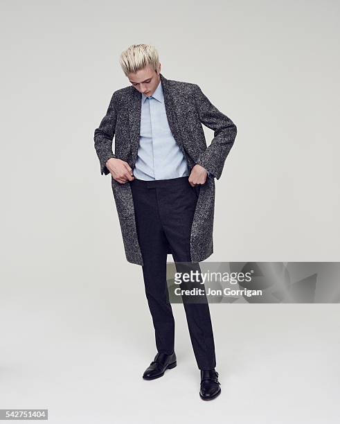 Fashion model Lucky Blue Smith is photographed for Esquire magazine on July 2, 2015 in London, England.