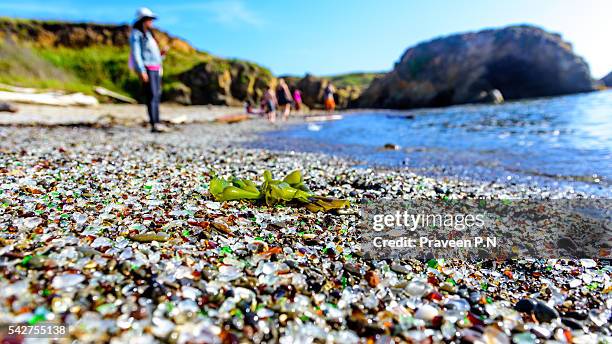 glass beach - forte bragg - fotografias e filmes do acervo