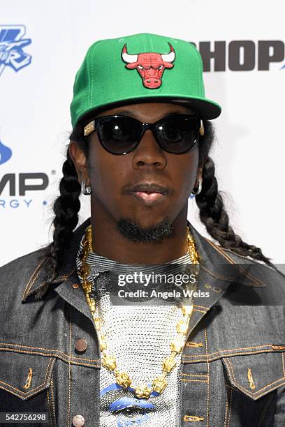 Recording artist Trinidad James attends Next Level Presented By AMP Energy, A Hip Hop Gaming Tournament at Rostrum Records on June 23, 2016 in Los...