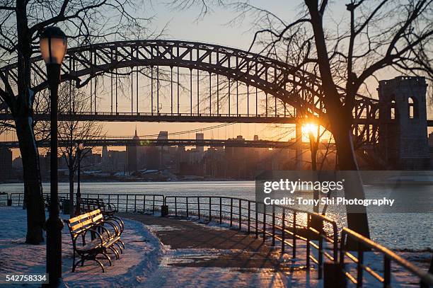 astoria - queens - astoria park - new york city - astoria stock-fotos und bilder