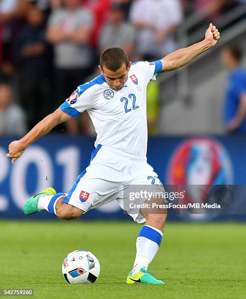 Saint-Etienne Football UEFA Euro 2016 group C game between Slovaki and England Viktor Pecovsky Credit: Lukasz Laskowski / PressFocus/MB Media