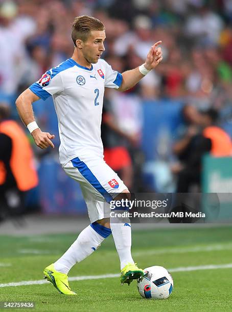 Saint-Etienne Football UEFA Euro 2016 group C game between Slovaki and England Peter Pekarik Credit: Lukasz Laskowski / PressFocus/MB Media