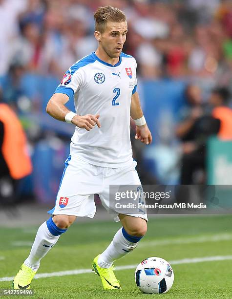 Saint-Etienne Football UEFA Euro 2016 group C game between Slovaki and England Peter Pekarik Credit: Lukasz Laskowski / PressFocus/MB Media