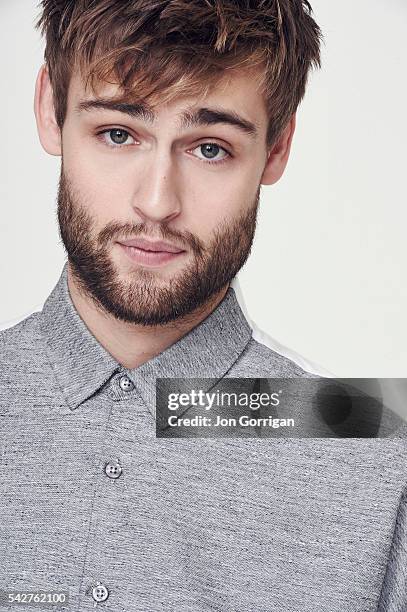 Actor Douglas Booth is photographed for the Guardian on February 11, 2015 in London, England.