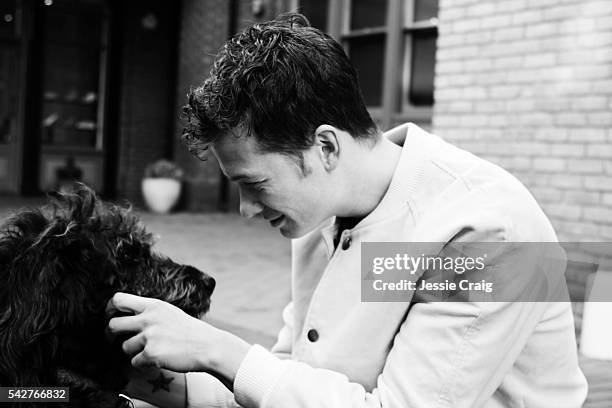 Actor Ed Speleers is photographed for Boys By Girls magazine on March 3, 2016 in London, England.