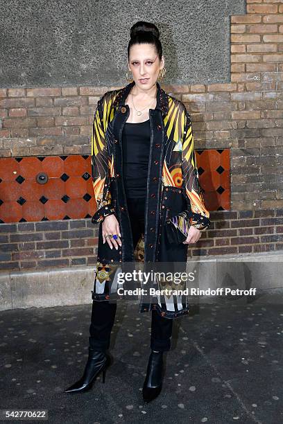 Writer Ladyfag attends the Givenchy Menswear Spring/Summer 2017 show as part of Paris Fashion Week on June 24, 2016 in Paris, France.