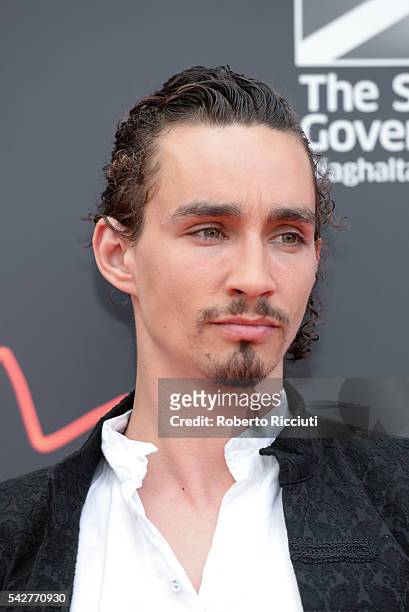 Actor Robert Sheehan attends a photocall for "Jet Trash" at the 70th Edinburgh International Film Festival at Cineworld on June 24, 2016 in...