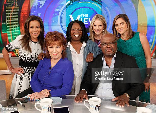 Christopher Darden visits "THE VIEW," 6/23/16 airing on the Walt Disney Television via Getty Images Television Network. SUNNY HOSTIN, JOY BEHAR,...