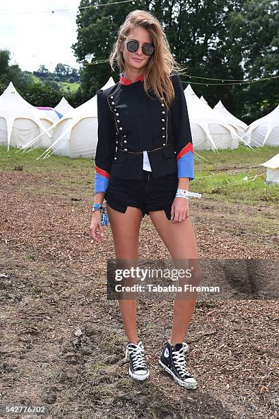 Millie Mackintosh at Glastonbury Festival 2016 at Glastonbury Festival Site on June 24, 2016 in Glastonbury, England.