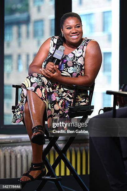 Actress Adrienne C. Moore attends AOL Build to discuss "Orange Is The New Black" at AOL Studios In New York on June 24, 2016 in New York City.