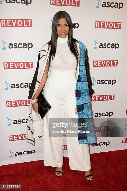 Kamie Crawford arrives at the 29th Annual ASCAP Rhythm And Soul Music Awards at the Beverly Wilshire Four Seasons Hotel on June 23, 2016 in Beverly...