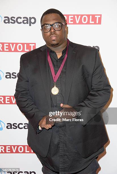 Nitti Beatz arrives at the 29th Annual ASCAP Rhythm And Soul Music Awards at the Beverly Wilshire Four Seasons Hotel on June 23, 2016 in Beverly...