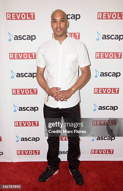 Damon Pierre "Omen" Coleman arrives at the 29th Annual ASCAP Rhythm And Soul Music Awards at the Beverly Wilshire Four Seasons Hotel on June 23, 2016...