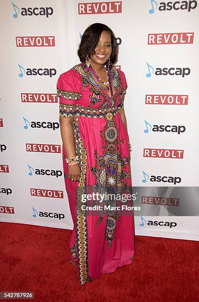 Mia Booker arrives at the 29th Annual ASCAP Rhythm And Soul Music Awards at the Beverly Wilshire Four Seasons Hotel on June 23, 2016 in Beverly...