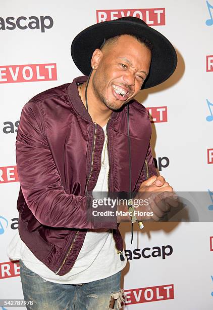 James 'J-Doe' Smith arrives at the 29th Annual ASCAP Rhythm And Soul Music Awards at the Beverly Wilshire Four Seasons Hotel on June 23, 2016 in...