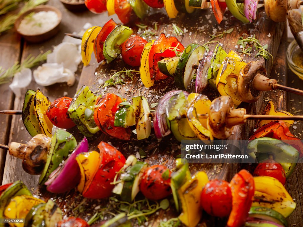 BBQ Vegetable Skewers