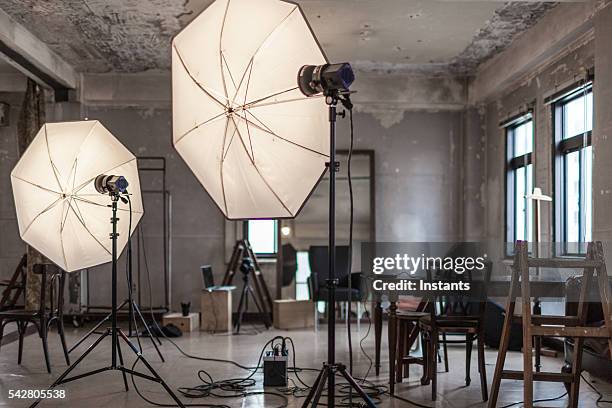 photo studio - equipamento fotográfico imagens e fotografias de stock