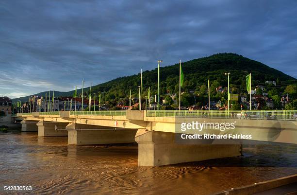 theodor heuss bridge - theodor heuss bridge stock pictures, royalty-free photos & images